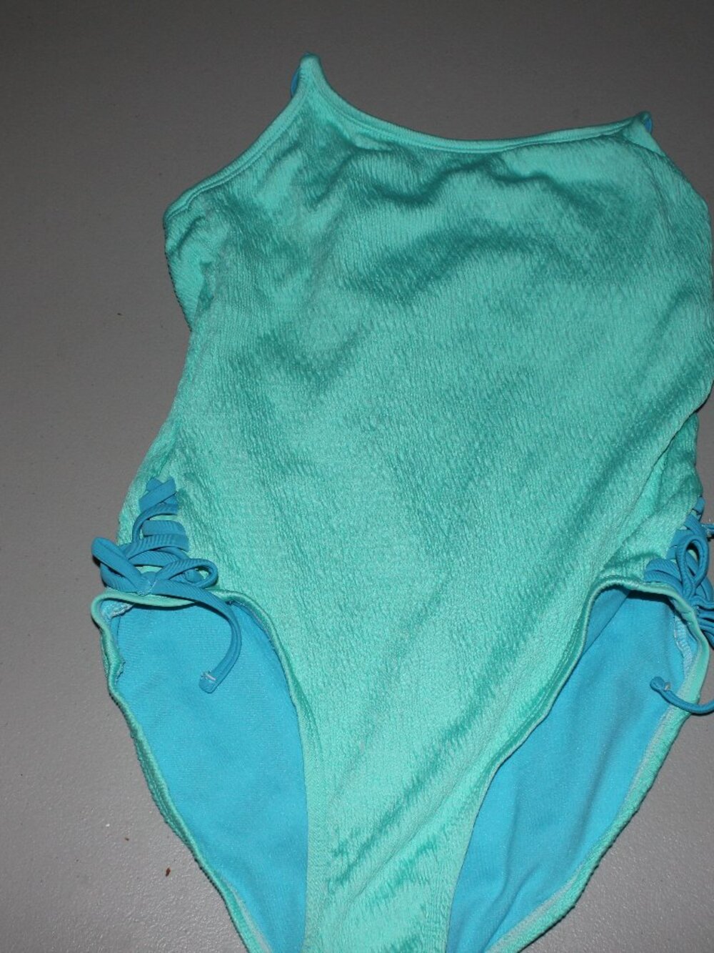Blue 1 Pcs Justice Swimsuit Size 14